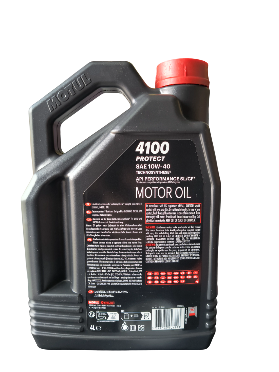 Motul 4100 Protect 10w-40 | Aceite de motor - Galón 4 Lt. | El Paisa Motor