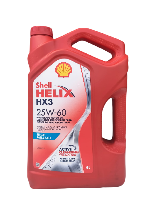 Shell Helix HX3 25w-60 | Aceite de motor - Galón 4 Lt. | El Paisa Motor