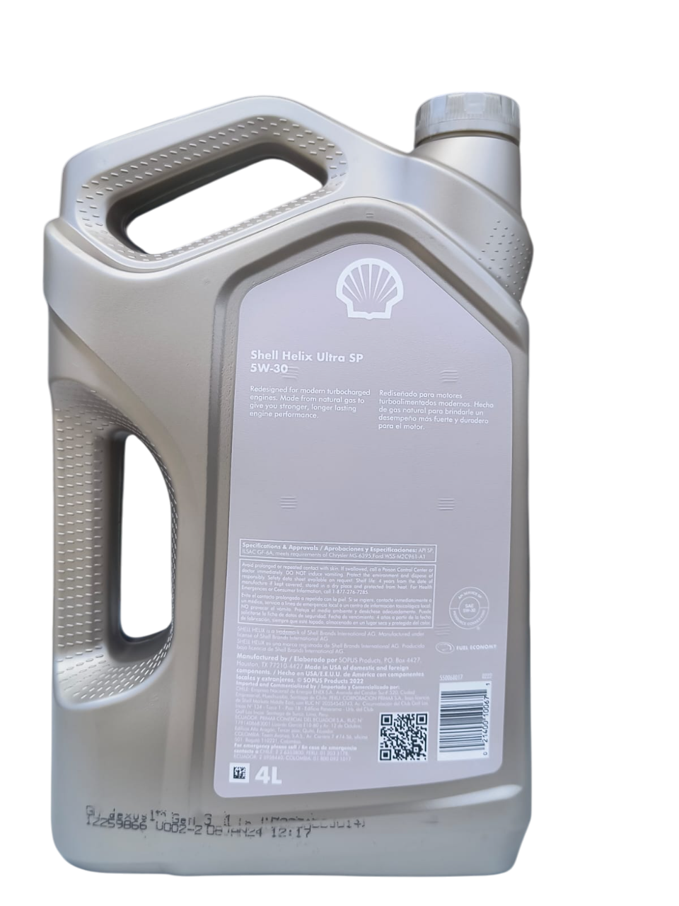 Shell Helix Ultra 5w-30 | Aceite de motor - Galón 4 Lt. | El Paisa Motor