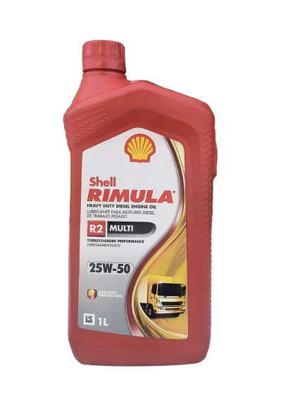 Shell Rimula R2 Multi 25w-50 | Aceite de motor - QT 1 Lt. | El Paisa Motor